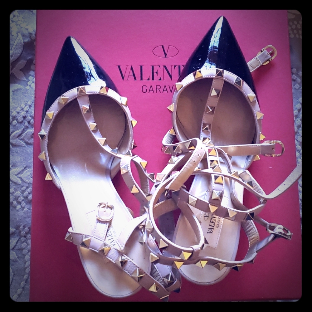 Valentino Garavani Rockstud Black Patent